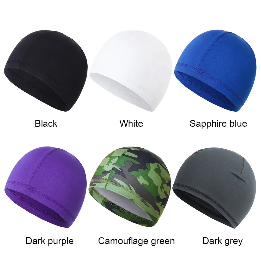 Cooling Skull Cap Helmet Liner Beanie – Breathable Quick Dry Helmet Liner Cap Qme