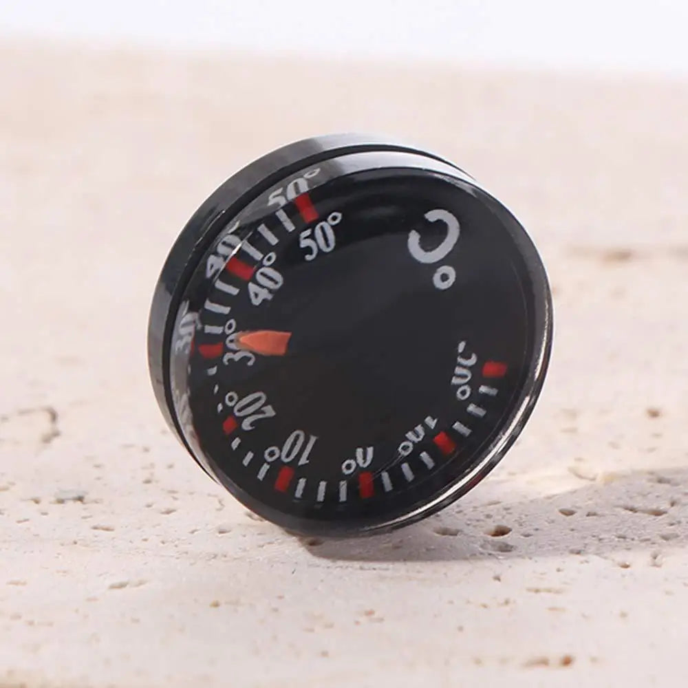 Mini Circular Dial Thermometer 20mm Waterproof -20°C to 50°C Dial Thermometer Qst