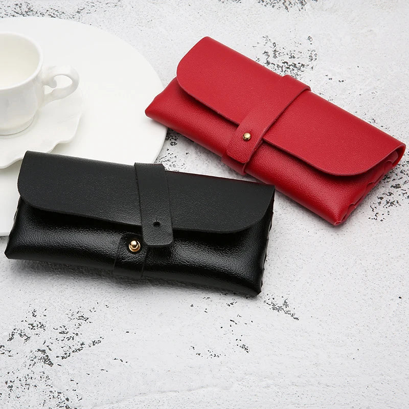 Soft PVC Leather Glasses Case – Sunglasses Storage Box Eyeglasses Case Qst