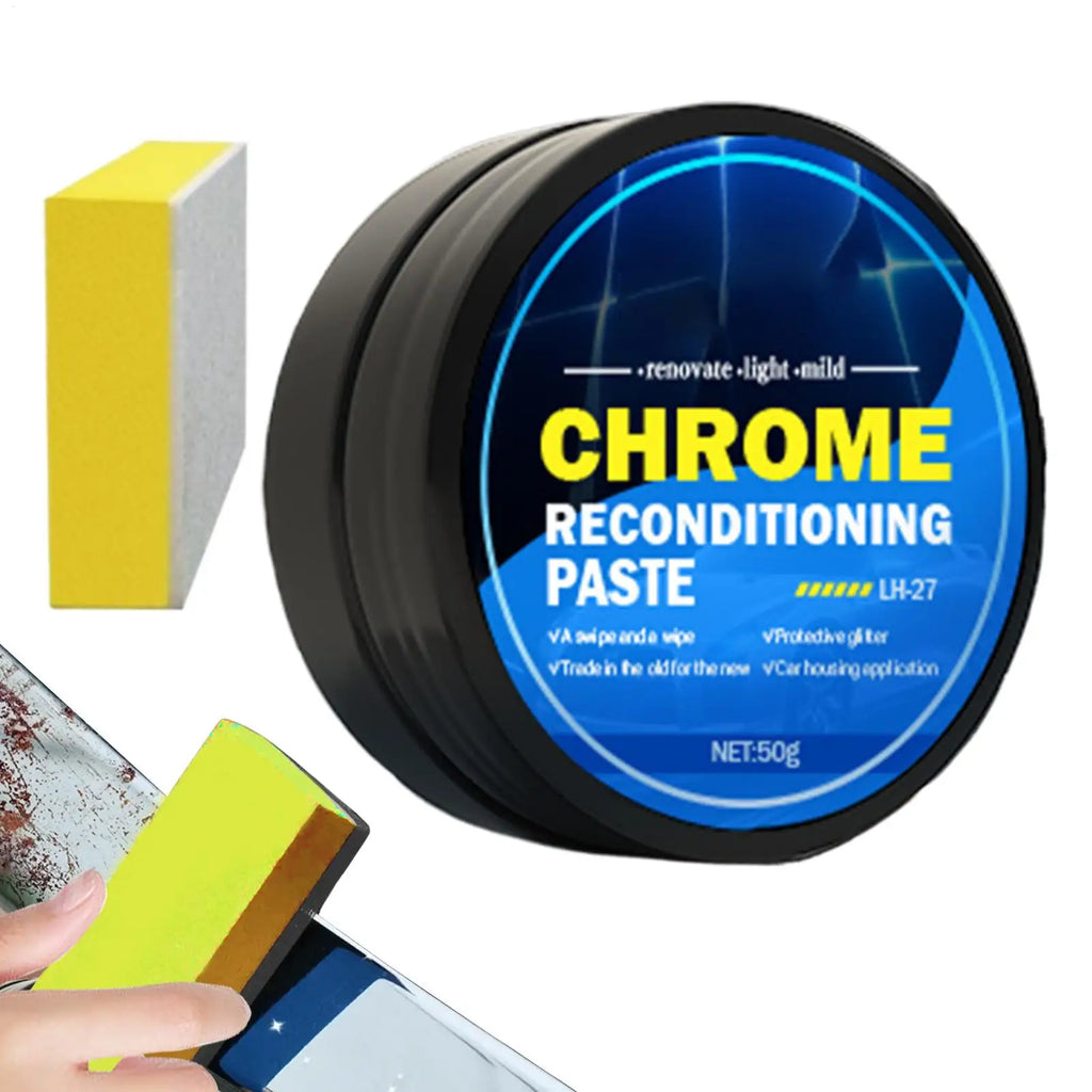 Chrome Polish & Rust Remover Cream – Metal Polish with Protection Chrome Metal Polish Qme