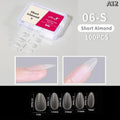 Thin Press-On Fake Nails DIY Easy Removal – 12 Colors Press-On Nail Set Qme A12