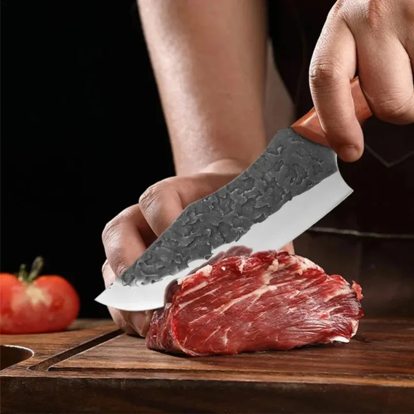 InLeung Stainless Steel Chef & Boning Knife | Sharp Kitchen Blade Kitchen Knife Qst