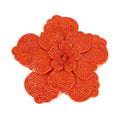3D Camellia Rhinestone Flower Patch – DIY Sewing Embellishment Sewing Embellishment Qst A9