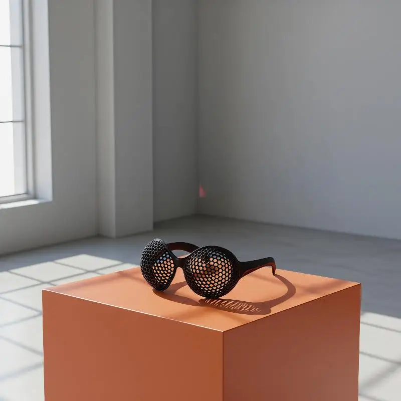3D Printed Insect Compound Eye Glasses – Halloween Eyewear Novelty Fashion Glasses Qst