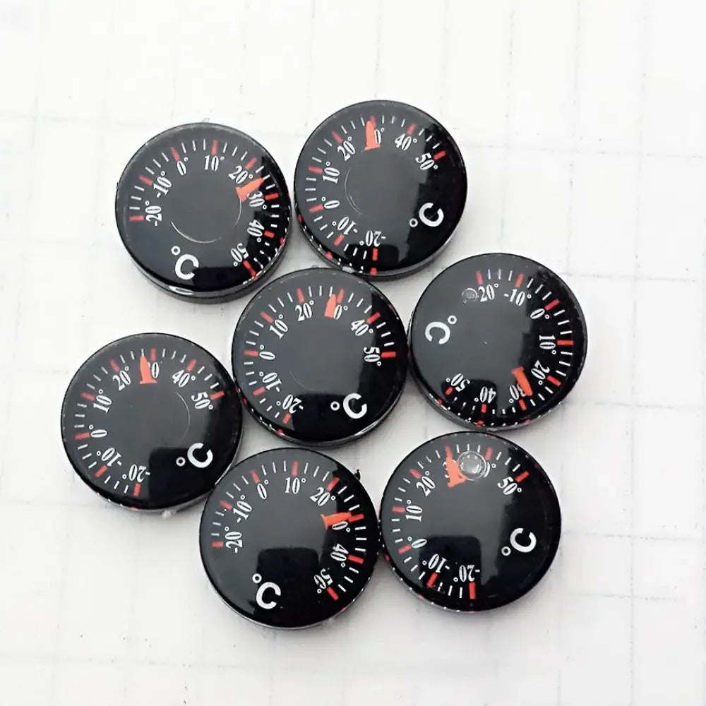 Mini Circular Dial Thermometer 20mm Waterproof -20°C to 50°C Dial Thermometer Qst