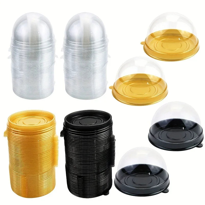 Circular Mooncake Dome Box – Egg Custard Dessert Packaging Dessert Packaging Box Qme