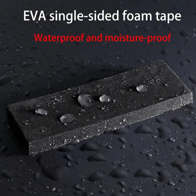 Thickened Rubber Foam Door & Window Sealing Tape | Weatherstrip Foam Weatherstrip Tape Qme