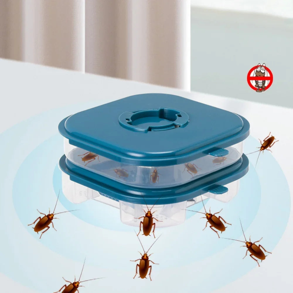 Reusable Cockroach Bait Trap – Single & Dual Layer Roach Catcher Cockroach Bait Trap Qme
