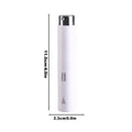 Fine Mist Coffee Bean Spray Bottle – Refillable Travel Atomizer Coffee Spray Bottle Qme White
