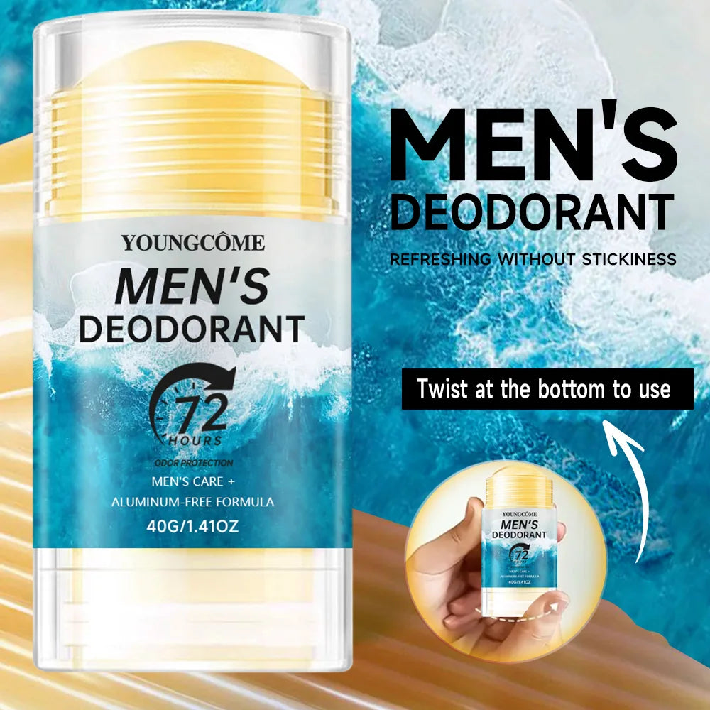 YOUNGCOME 72H Deodorant Stick – Long-Lasting Odor Control Deodorant Stick Qst