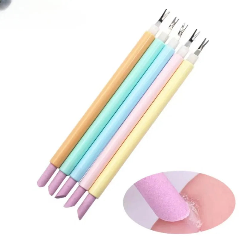 Double-Head Cuticle Trimmer Pusher & Nipper | Nail Care Tool Cuticle Trimmer Tool Qme
