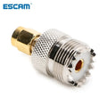 UHF Female to SMA Male Coaxial Adapter Connector Coaxial RF Adapter Qme 5pcs