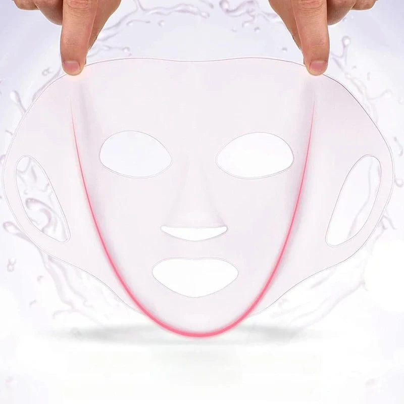 3D Silicone Reusable Facial Mask – Gel Sheet with Ear Loops Silicone Face Mask Qme