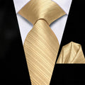 Men's Diagonal Striped Tie & Pocket Square Set – 7 Colors Tie & Pocket Square Set Qme HT-LDSN2143