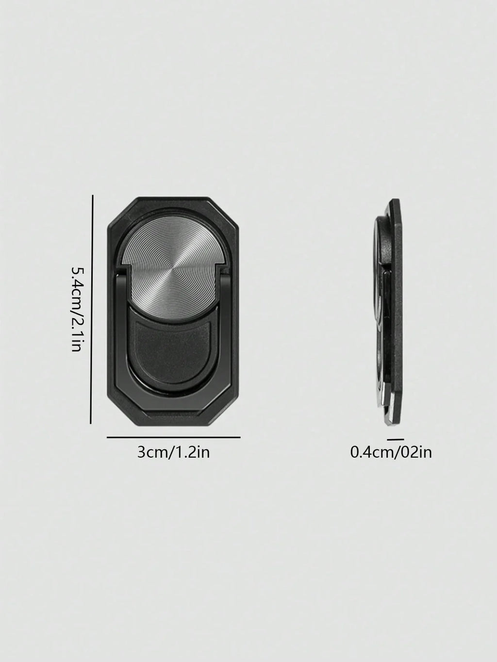 360° Rotating Magnetic Ring Buckle Car Phone Mount Magnetic Car Mount Qme