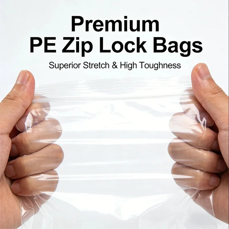 Clear Plastic Zip Lock Bags | Reusable Seal Storage – 20 Options Zip Lock Storage Bags Qme