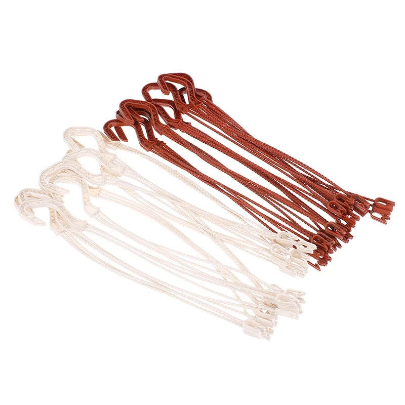 Plant Hanger Hooks & Basket Chains for Flower Pots – 10 Pack Hanging Basket Chain Qme