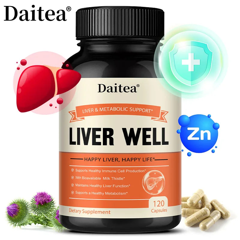 VITALXTRA Milk Thistle Capsules – Liver, Gut & Skin Support Herbal Supplement Qst