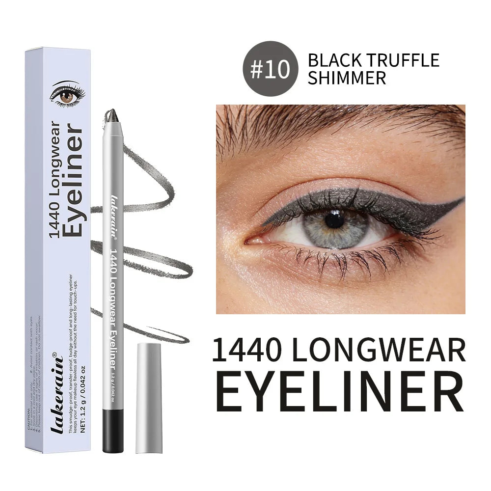 Lakerain Waterproof Eyeliner Pen – Quick-Dry & Long-Lasting Eyeliner Pen Qst 10