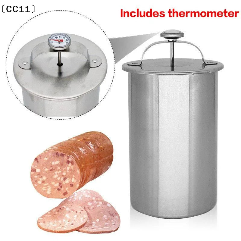 Stainless Steel Ham Maker Meat Press Mold | Deli Cooker Meat Press Mold Qme Default Title