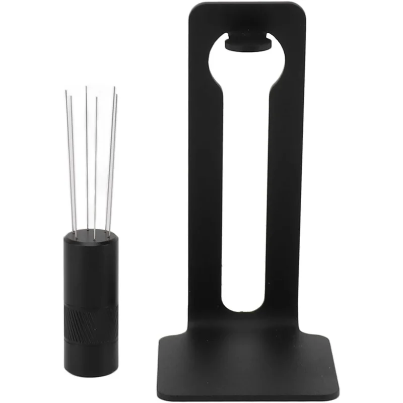 MiLESEEY WDT Espresso Tool – Aluminum Coffee Stirrer Needle Set Espresso WDT Tool Qst Black NONE