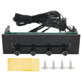 STW-6041 4-Channel CPU Fan Controller with LCD Display PC Fan Controller Qst CPU Fan Controller