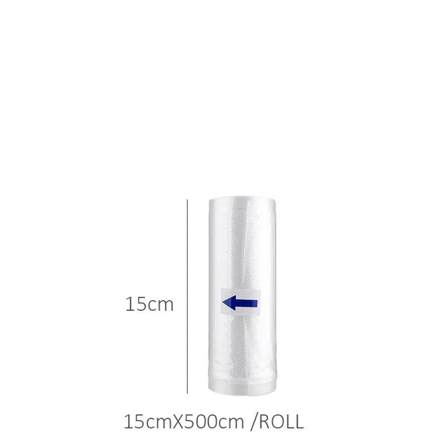 Vacuum Food Sealer Bag Rolls – BPA-Free Sous Vide Storage Vacuum Sealer Bags Qst 15cm 1 Roll 5m