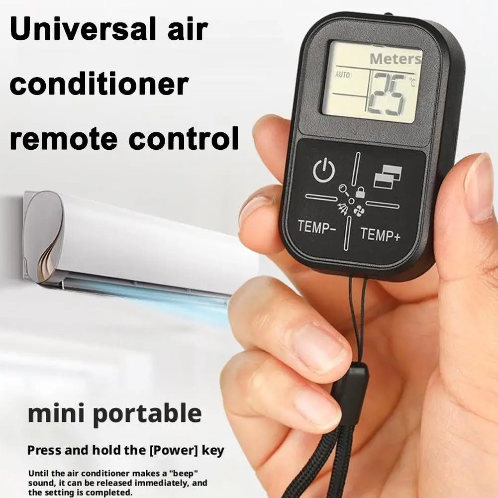 Universal AC Remote Control With Thermometer – Any Brand AC Remote Control Qme