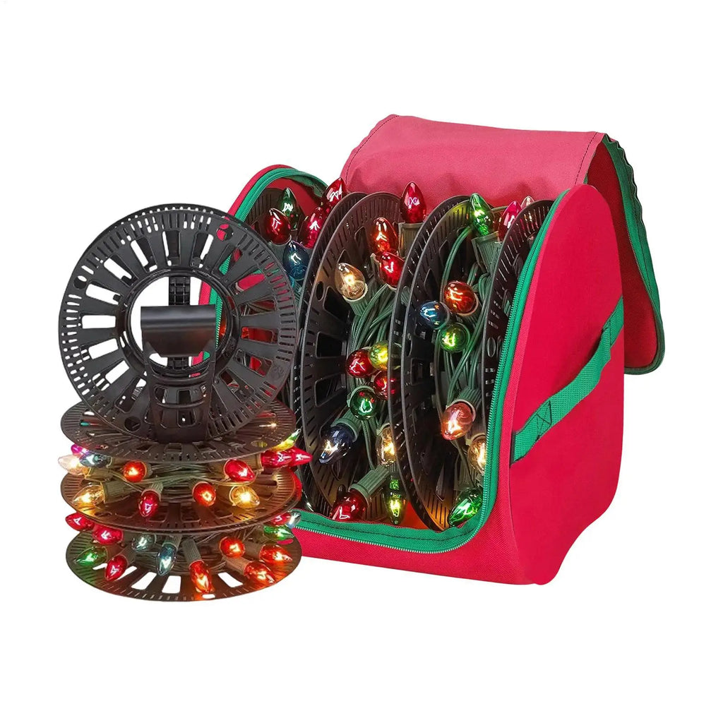 Large Christmas Lights Storage Bag – Tear-Proof Oxford | Qme Holiday Storage Bag Qme