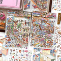 3D Street Scene DIY Greeting Card – Pop-Up Sticker Set DIY Greeting Card Kit Qme 2 bags