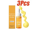 Turmeric & Kojic Acid Foaming Face Wash – Brightening Cleanser Foaming Face Wash Qme 3Pcs