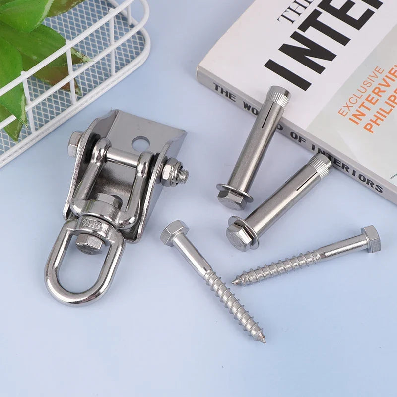 Hammock Swing Hanger Hook Fixed Plate 70MM – Stainless Steel Swing Hanger Hook Qme