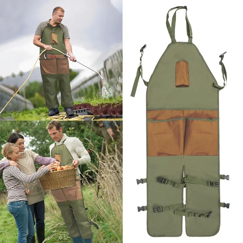 Garden Leg Gaiter Apron – Waterproof, Pockets & Dirt Shield Garden Leg Gaiter Apron Qme