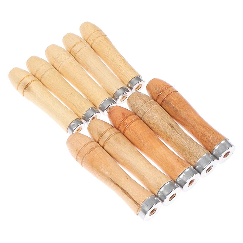 Wooden File Handle Wood Rasp Set – Rust-Proof Woodworking Tool File Handle Set Qme