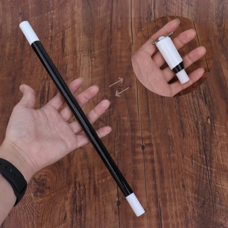 Stainless Steel Appearing Magic Wand – Black Close-Up Trick Magic Trick Prop Qme