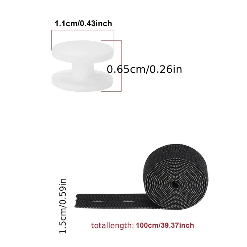 Adjustable Hem & Waist Cinching Tool – T-Shirts & Dresses Hem Cinching Tool Qme