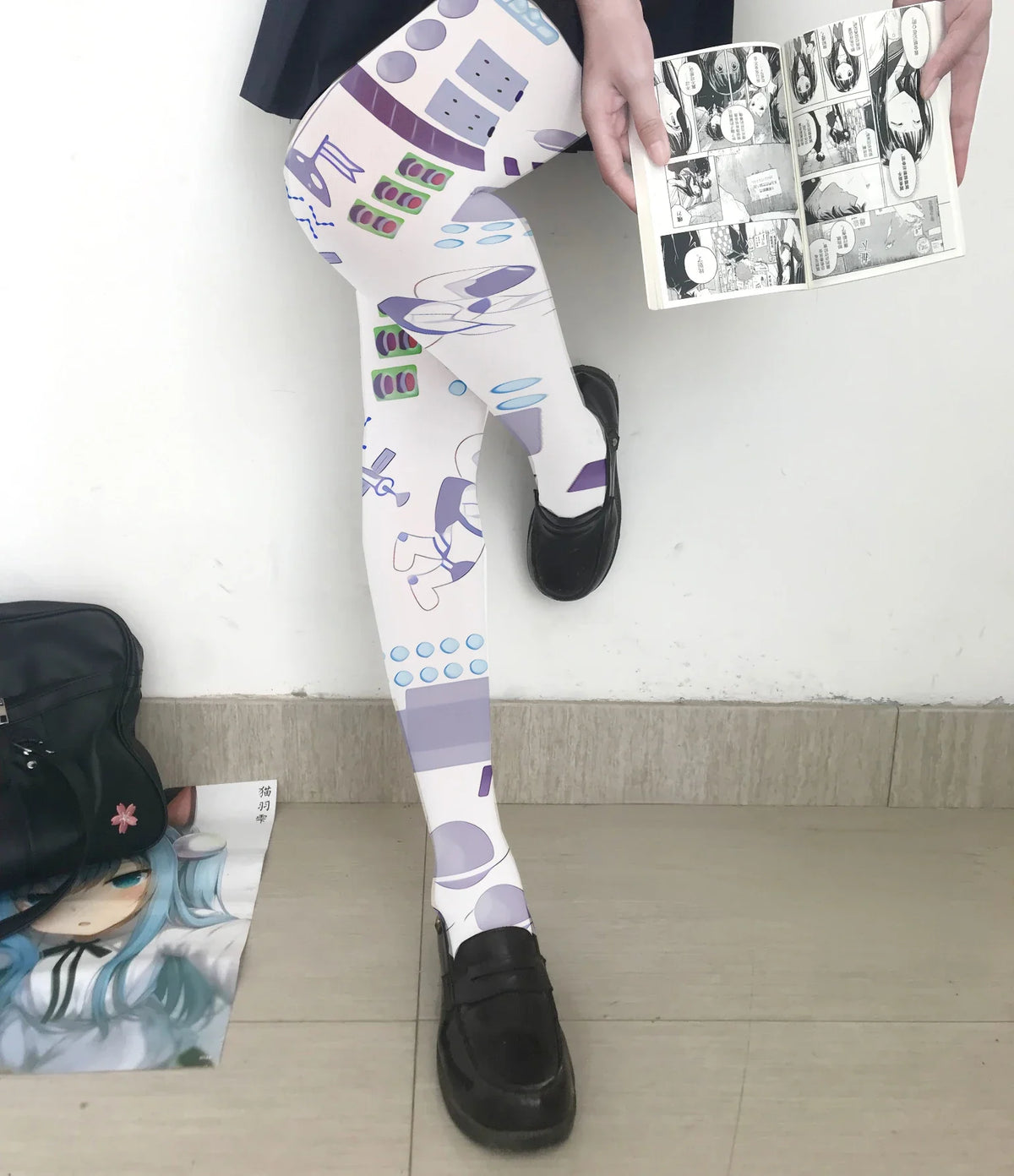 Anime Cat Claw Striped Halloween Thigh High Stockings – Women's Thigh High Stockings Qme