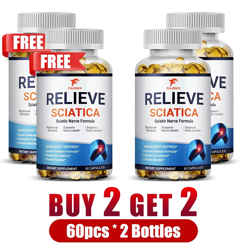 Nerve & Joint Support Capsules | Muscle Flexibility – Fulimiks Wellness Supplement Qst 4 Bottles-60pcs