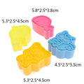 Mini Animal Cookie Cutters Set – Dolphin, Bear, Seal & Squirrel Cookie Cutter Set Qme one size