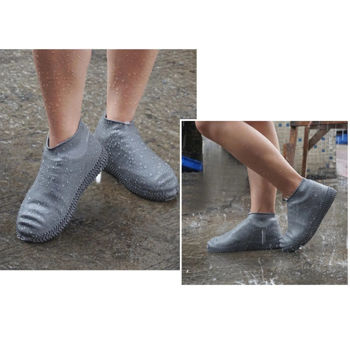Silicone Rain Boot Covers – Non-Slip, Reusable, Unisex Silicone Shoe Covers Qme