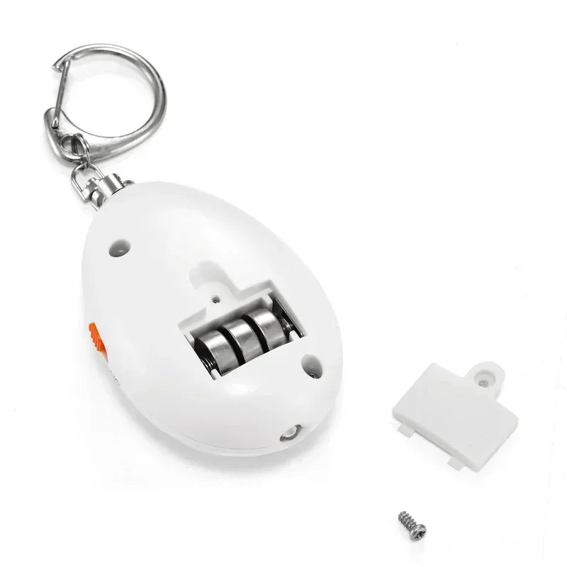 125dB Emergency Personal Alarm Keychain with LED Light Personal Alarm Keychain Qme