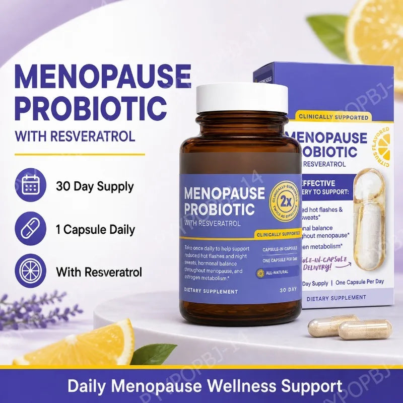 Women's Probiotic with Resveratrol & Omega – 30 Capsules Probiotic Supplement Qst