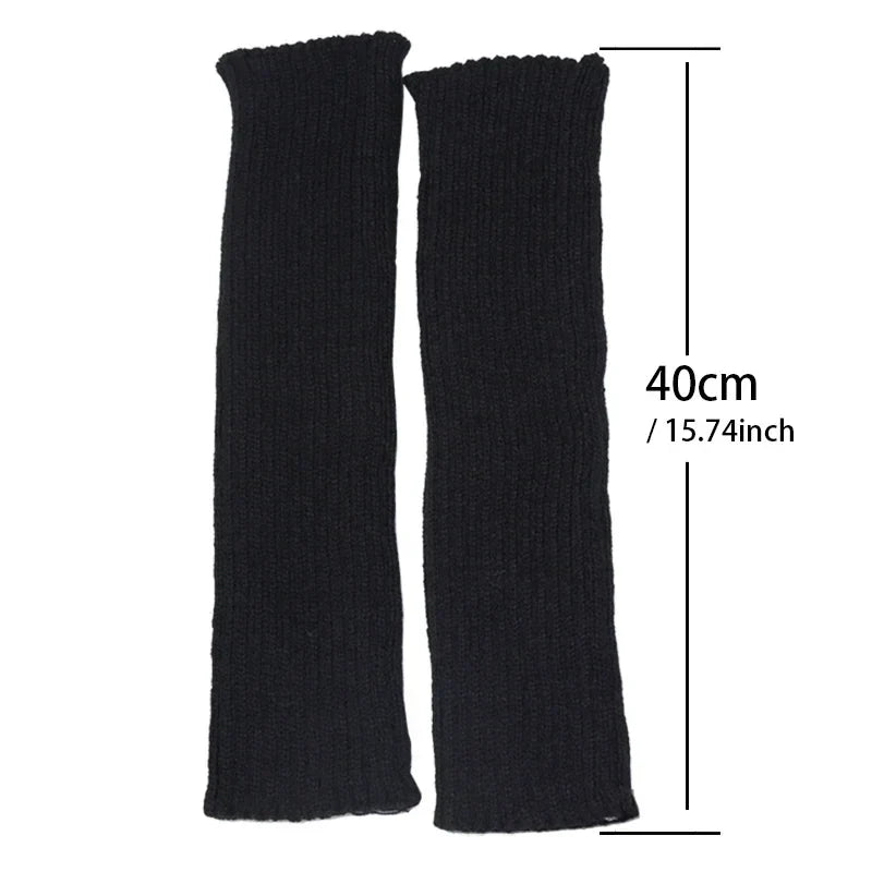 Women's Knitted Leg Warmers & Boot Cuffs | Harajuku Lolita Socks Knitted Leg Warmers Qme