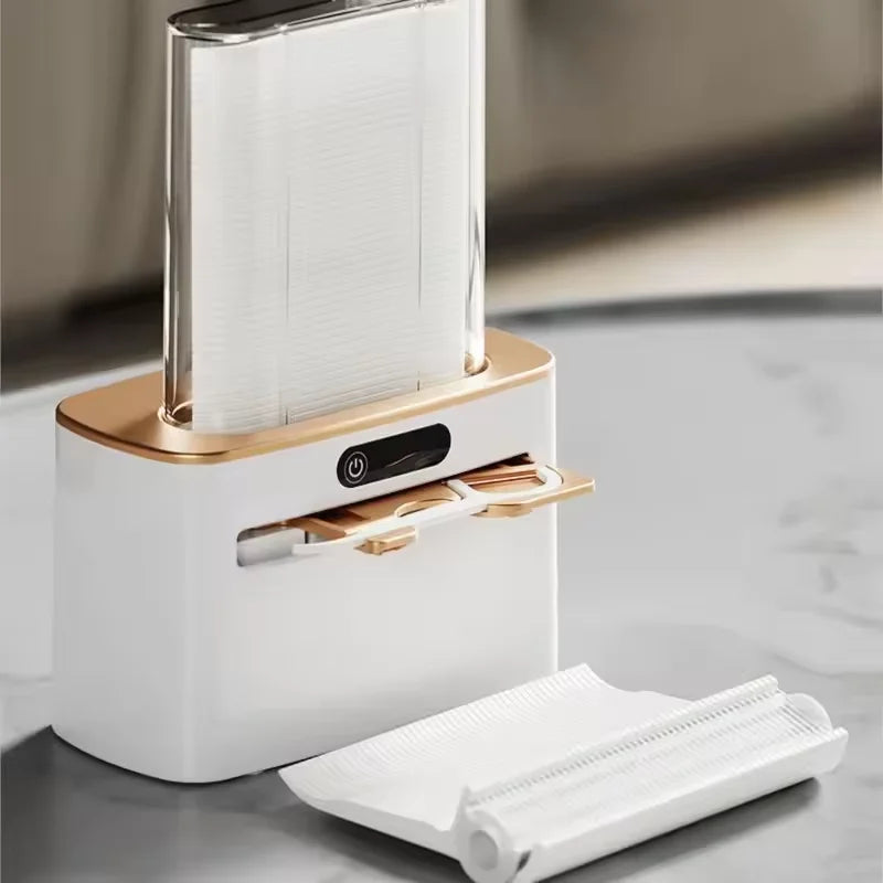 Smart Sensor Auto Dental Floss Dispenser – USB Rechargeable Floss Dispenser Qst