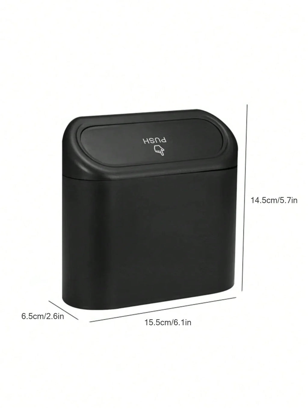 Car Trash Can with Lid – Door-Side Hanging Mini Storage Box Car Trash Can Qme