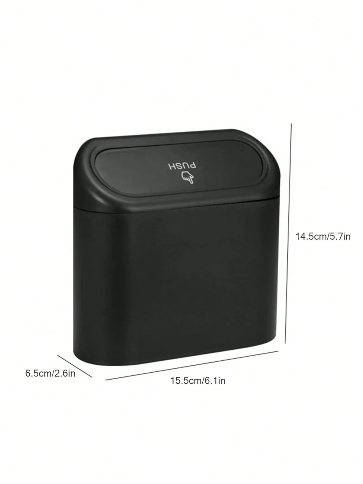 Car Trash Can with Lid – Door-Side Hanging Mini Storage Box Car Trash Can Qme