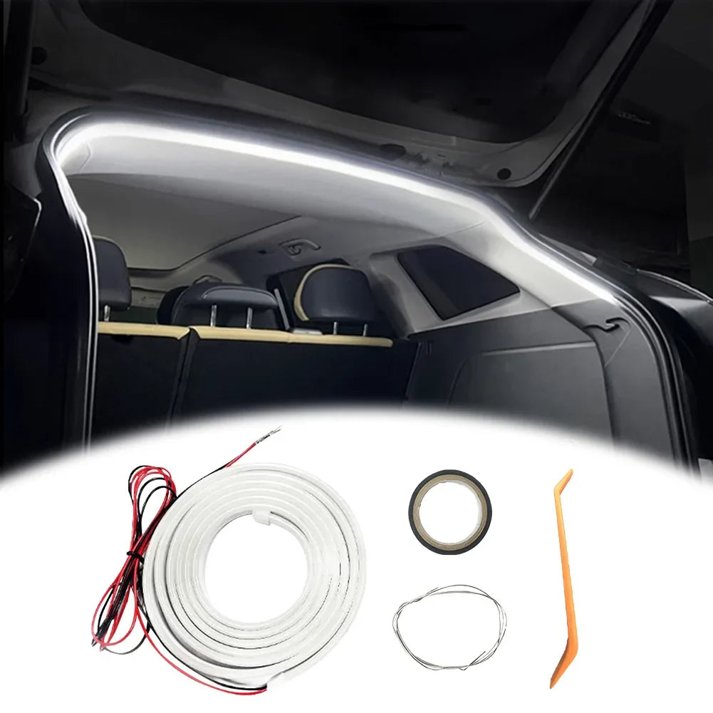 LED Car Trunk Ambient Light Strip | 7 Colors, Universal Fit Car Ambient Light Strip Qme