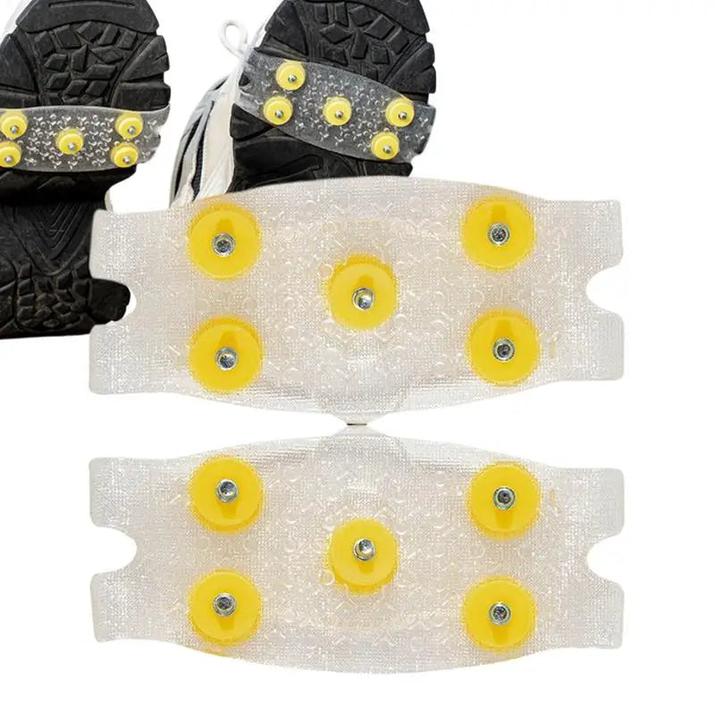 5-Stud TPE Ice Cleats & Snow Traction Grips for Shoes Ice Traction Cleats Qst 11x5cm