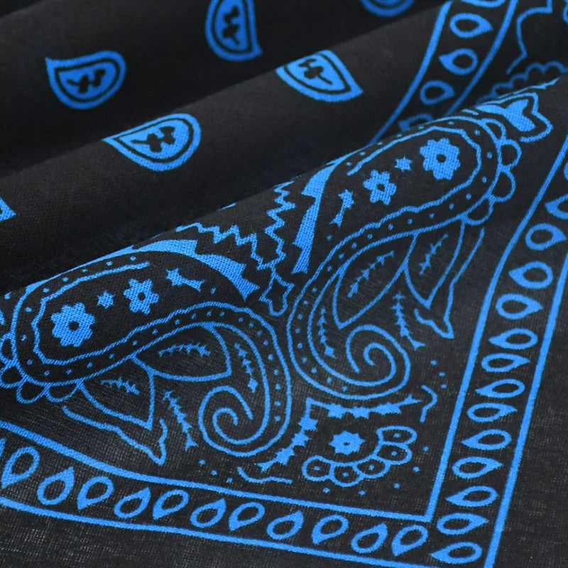 Women's Cotton Print Bandana Headwrap & Head Scarf – 12 Colors Bandana Headwrap Qme