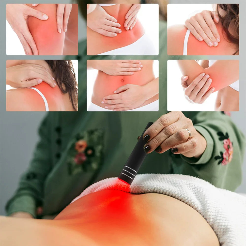 Red & Infrared Light Therapy Torch 660nm 850nm | Vilnason Light Therapy Device Qst